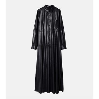 ルシェルブルー(LE CIEL BLEU)のIRENE georgette shirt dress(ロングワンピース/マキシワンピース)