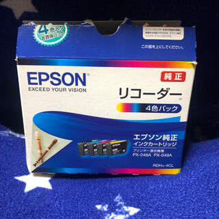 エプソン(EPSON)のEPSON純正インクカートリッジ／使用黒色欠品／残り3本入り／RDH-4CL(オフィス用品一般)