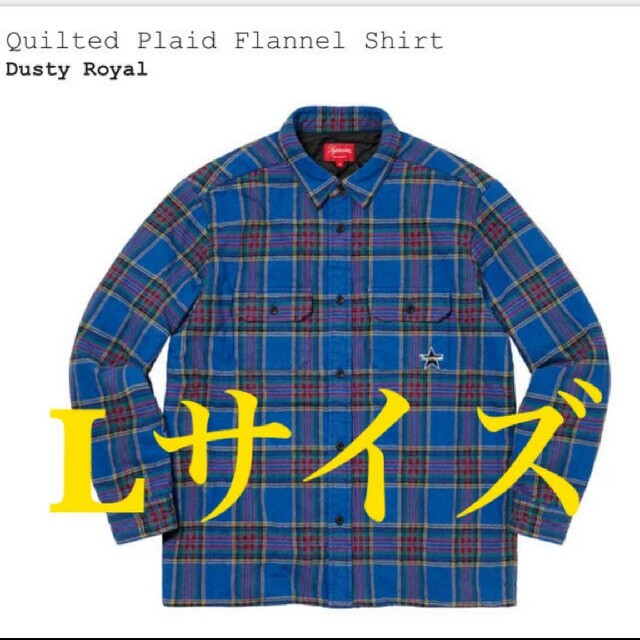 Lサイズ supreme plaid flannel shirt フランネル