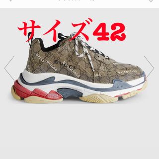 グッチ(Gucci)のGUCCI BALENCIAGA コラボ　トリプルS(スニーカー)