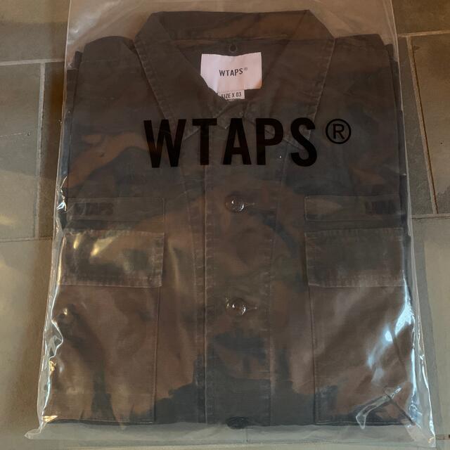 wtaps jungle LS 02 CAMO woodland LARGE