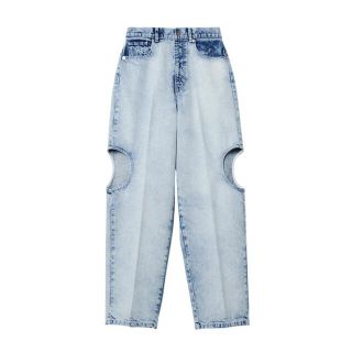 ルシェルブルー(LE CIEL BLEU)のルシェルブルー　cut out jeans(デニム/ジーンズ)