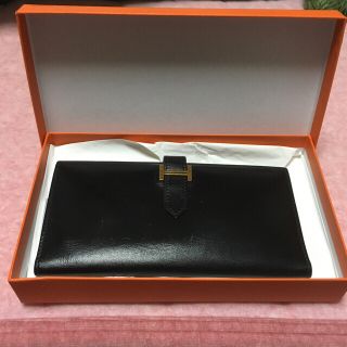 エルメス(Hermes)のエルメス ベアン  鑑定済 正規品(長財布)