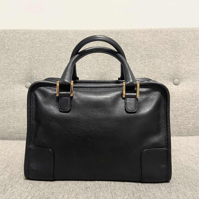 【美品】　LOEWE　ロエベ　アマソナ　ロゴ　オールドロエベ　レザー　ブラック 1