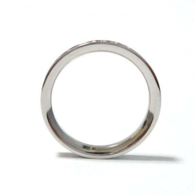 17号 ステンレス フルエタニティ 水晶 シルバーリング レディースのアクセサリー(リング(指輪))の商品写真