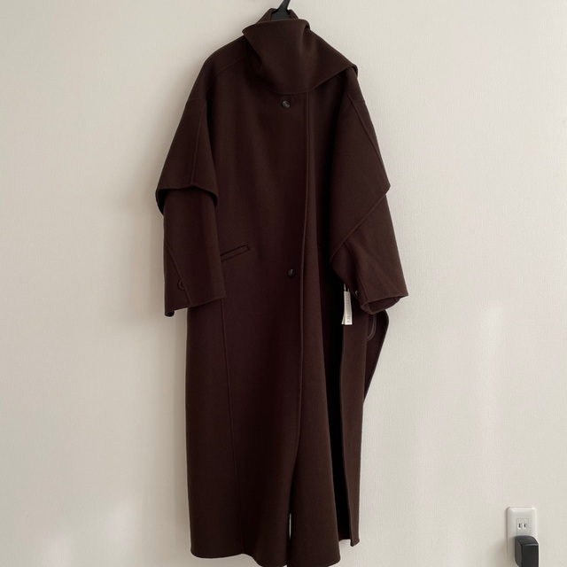 　ローレンlouren doubleface muffler wool coat レディースのジャケット/アウター(ロングコート)の商品写真