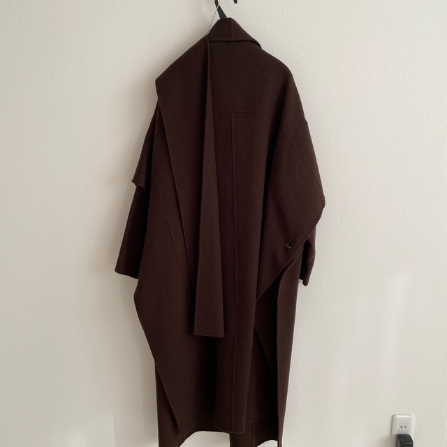 　ローレンlouren doubleface muffler wool coat レディースのジャケット/アウター(ロングコート)の商品写真