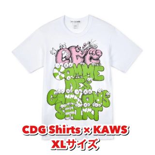 コムデギャルソン(COMME des GARCONS)のCDG Shirts × KAWS XLサイズ コムデギャルソンシャツ(Tシャツ/カットソー(半袖/袖なし))