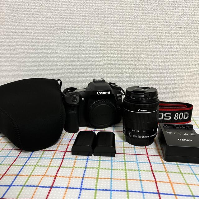 デジタル一眼【美品】デジタル一眼レフカメラ Canon EOS80D