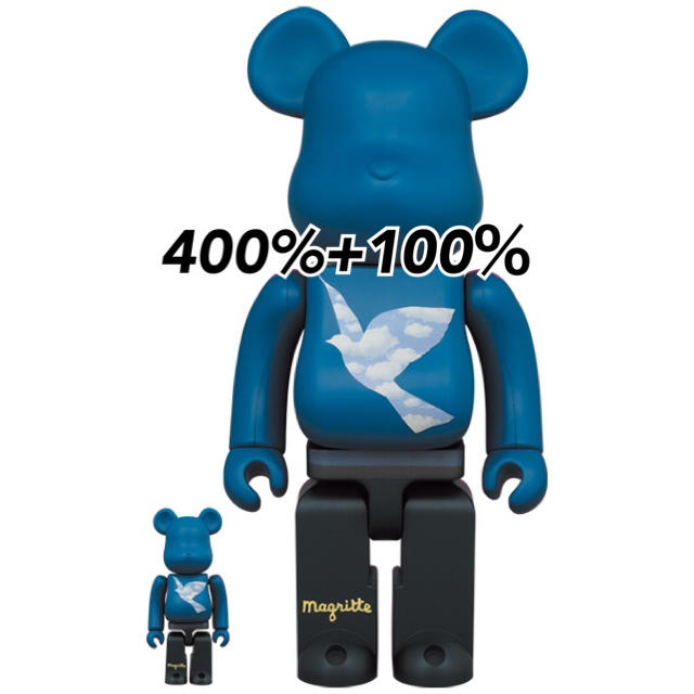 MEDICOM TOY(メディコムトイ)のBE@RBRICK Rene Magritte 400％  100％ エンタメ/ホビーのフィギュア(その他)の商品写真