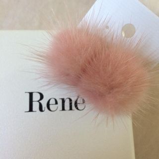 ルネ(René)のRene♡ミンクパールイヤリング(イヤリング)