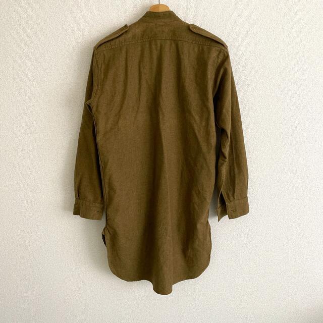 COMOLI - 50年代 イギリス軍 ウールシャツ グランパシャツ、オーシバル
