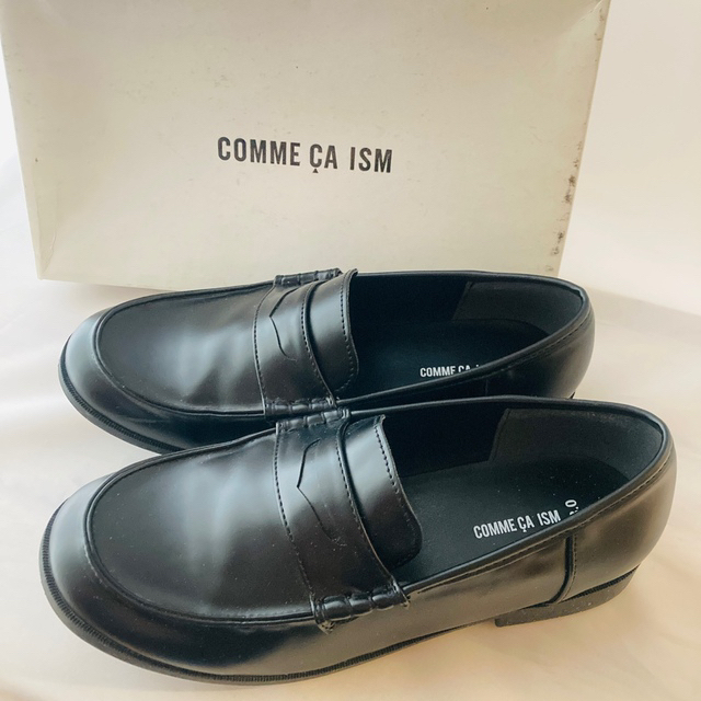 COMME CA ISM(コムサイズム)のコムサイズム　ローファー 黒　23.0cm キッズ/ベビー/マタニティのキッズ靴/シューズ(15cm~)(ローファー)の商品写真