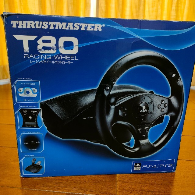 PS3Thrustmaster T80 動作確認済み　ハンドルコントローラー ハンコン