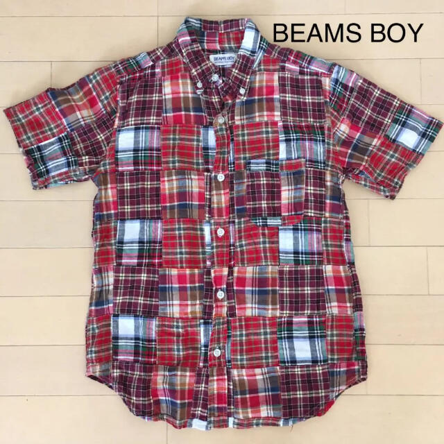 BEAMS BOY(ビームスボーイ)の140 BEAMS BOY 半袖シャツ キッズ/ベビー/マタニティのキッズ服男の子用(90cm~)(Tシャツ/カットソー)の商品写真