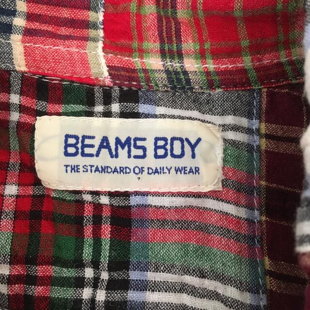 BEAMS BOY(ビームスボーイ)の140 BEAMS BOY 半袖シャツ キッズ/ベビー/マタニティのキッズ服男の子用(90cm~)(Tシャツ/カットソー)の商品写真
