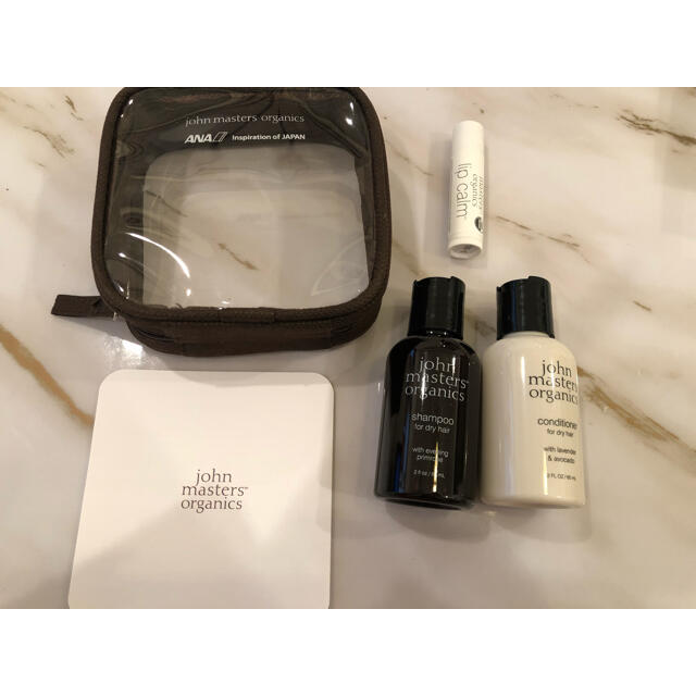 John Masters Organics(ジョンマスターオーガニック)のジョンマスター　トラベルセット　新品 コスメ/美容のヘアケア/スタイリング(シャンプー/コンディショナーセット)の商品写真