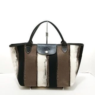 ロンシャン(LONGCHAMP)のロンシャン トートバッグ - ストライプ(トートバッグ)