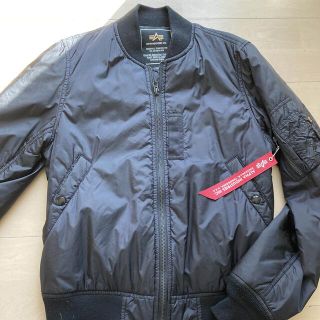 アルファインダストリーズ(ALPHA INDUSTRIES)のALPHA. MA-1 ブラック　Mサイズ(フライトジャケット)