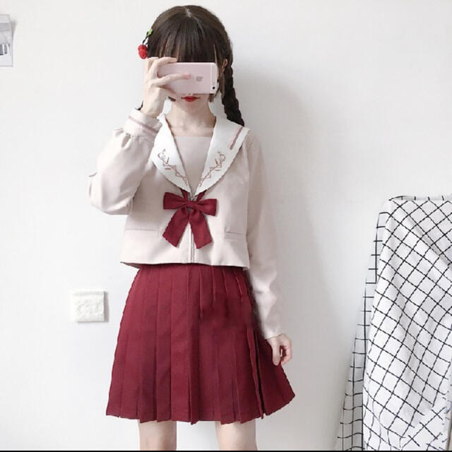 新品☆Sサイズ コスプレ・セーラー服(上下セット)制服の通販 by レタス