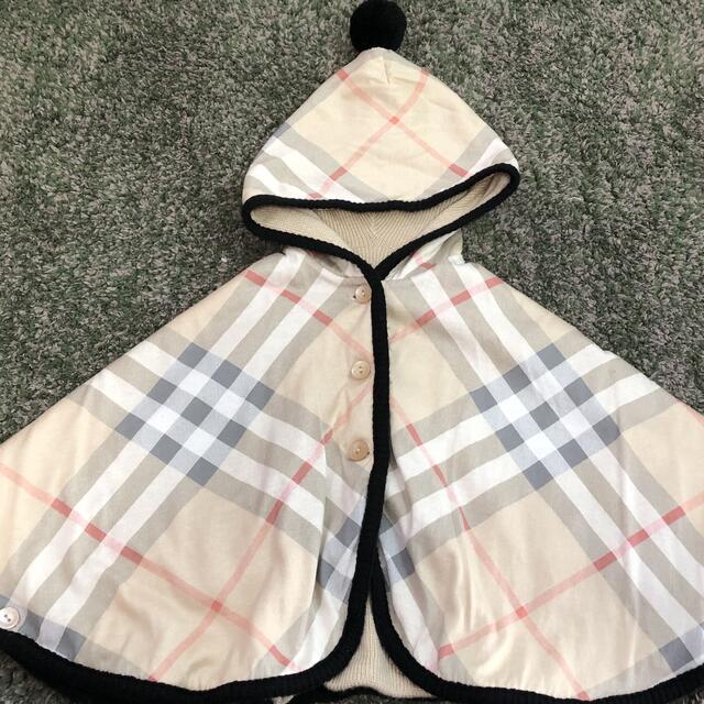 BURBERRY(バーバリー)のバーバリー　ポンチョ キッズ/ベビー/マタニティのベビー服(~85cm)(カーディガン/ボレロ)の商品写真