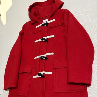 ジェイダブリューアンダーソン(J.W.ANDERSON)の【専用】美品✨ユニクロ　JWANDERSON コラボ　ダッフルコート　レッド　赤(ダッフルコート)