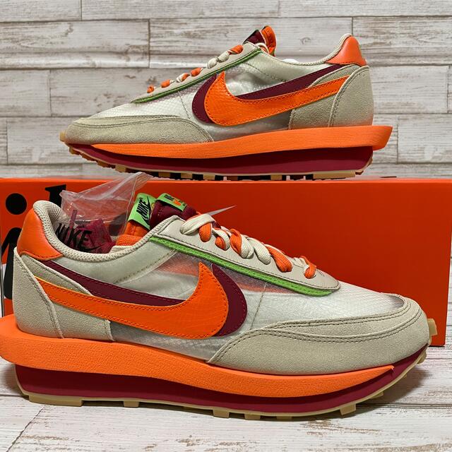 Nike LD Waffle Sacai Clot Orange Blaze