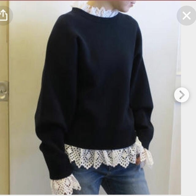 エンフォルド フリル レース ニット 100%安い 14455円引き www