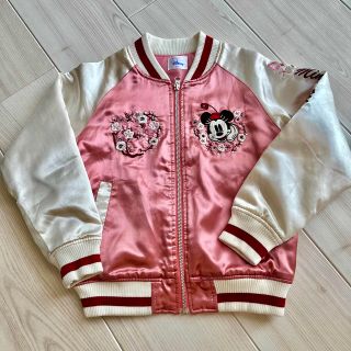 ディズニー(Disney)の【専用】Disney ミニーちゃん　スタジャン　130(ジャケット/上着)