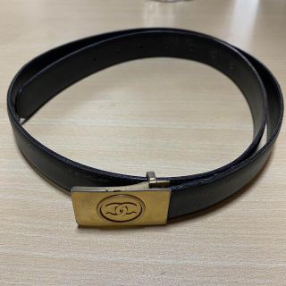 シャネル ココマーク メンズ ベルト 本革 レザー ヴィンテージ 42