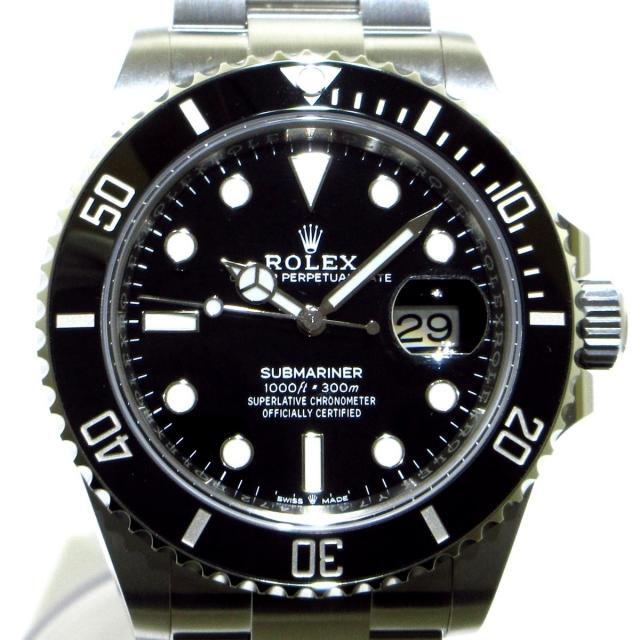 ロレックス 腕時計新品同様 126610LN 黒 | フリマアプリ ラクマ