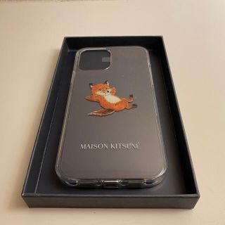 メゾンキツネ CHILLAX FOX iPhone12/12Pro (ブラック)