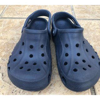 クロックス(crocs)のクロックス　ネイビー(サンダル)