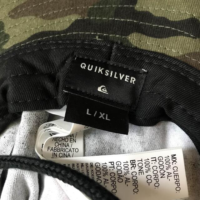 QUIKSILVER(クイックシルバー)のクイックシルバー ハット 帽子 L XL カモフラ 迷彩 サファリハット メンズの帽子(ハット)の商品写真