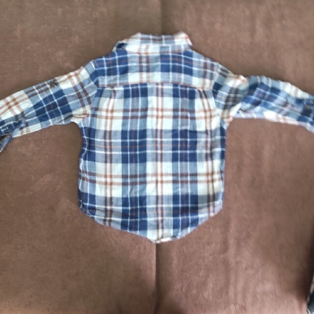 babyGAP(ベビーギャップ)のBabyGAP　ネルシャツ　90 キッズ/ベビー/マタニティのキッズ服男の子用(90cm~)(Tシャツ/カットソー)の商品写真