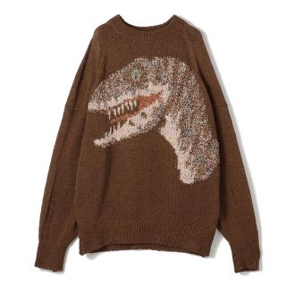photocopieu dino Knit 恐竜 ニットの通販 by 天下逸品's shop photocopieu dino Knit 恐竜 ニットの通販 by 天下逸品's shop