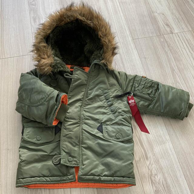 ALPHA INDUSTRIES(アルファインダストリーズ)のキッズ　ジャケット キッズ/ベビー/マタニティのキッズ服男の子用(90cm~)(ジャケット/上着)の商品写真