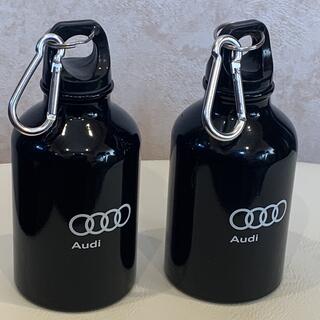 アウディ(AUDI)のAUDI アウディ ブラック ステンレスボトル 非売品 2個セット(車内アクセサリ)