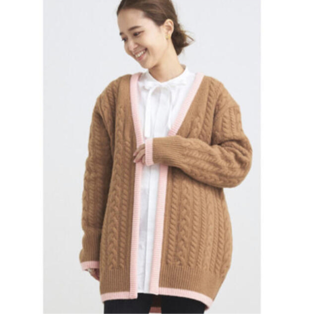 レディース[EENK]RINK Front Pocket Short Cardigan