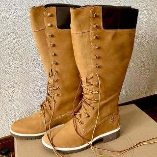 ティンバーランド(Timberland)の【新品未使用】ティンバーランド　編み上げロングブーツ　23.5cm(ブーツ)