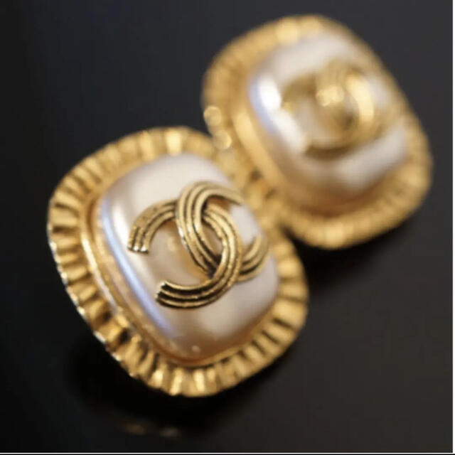 CHANEL シャネル アンティーク パール イヤリング 新品未使用 希少品-