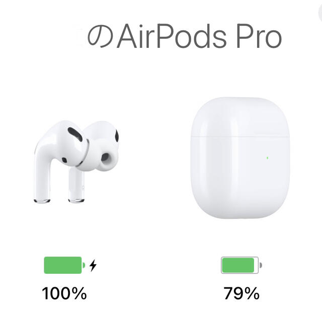 Apple(アップル)のAirPods Pro アップル エアポッズプロ Apple Bluetooth スマホ/家電/カメラのオーディオ機器(ヘッドフォン/イヤフォン)の商品写真