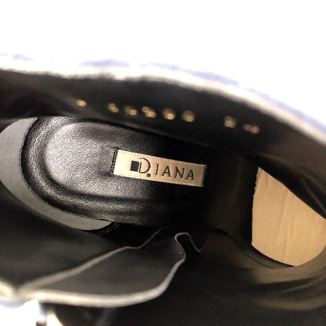 DIANA(ダイアナ)の中古☆DIANA ショーツブーツ ネイビー 24.0cm レディースの靴/シューズ(ブーツ)の商品写真