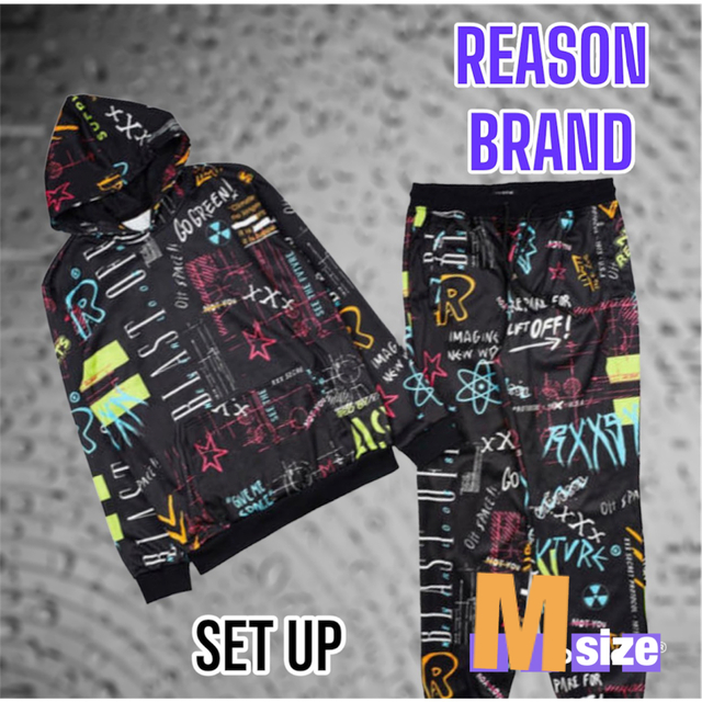 REASON CLOTHING【M】セットアップ