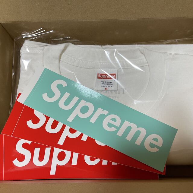 Supreme(シュプリーム)のsupreme tiffany box logo tee メンズのトップス(Tシャツ/カットソー(半袖/袖なし))の商品写真