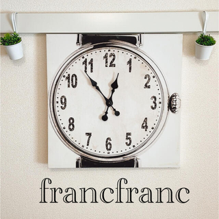 フランフラン(Francfranc)のFrancfrancファブリックパネル⭐︎腕時計風♡(腕時計)