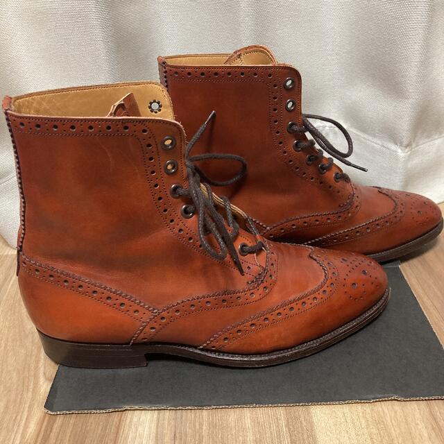 Trickers(トリッカーズ)のトリッカーズ　Tricker‘s カントリーブーツ　茶色　26.5 メンズの靴/シューズ(ブーツ)の商品写真