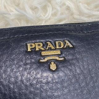 PRADA - 【箱付き】プラダ ラウンドファスナー 長財布 ブラック ロゴ 