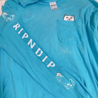 RIPNDIP ロングTシャツ ステッカー付き(Tシャツ/カットソー(七分/長袖))