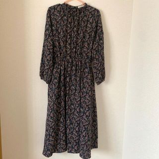 ショコラフィネローブ(chocol raffine robe)の花柄ワンピース(ひざ丈ワンピース)